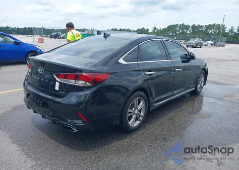 2018 Hyundai Sonata Sport+ z USA, uszkodzony, nr VIN 5NPE34AF1JH707667